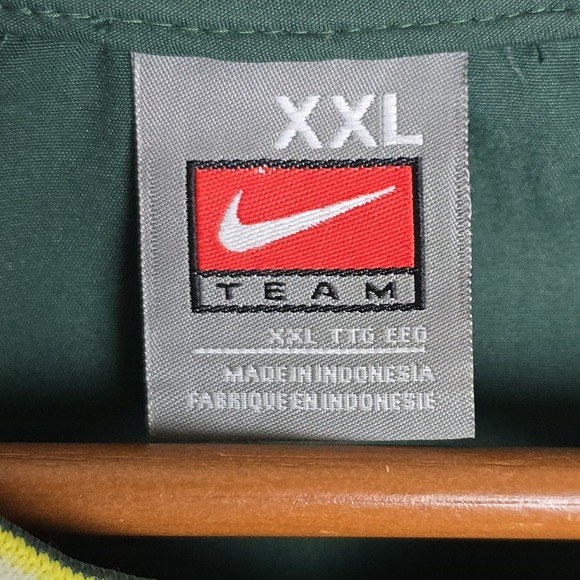 Nike Oregon Ducks Center Swoosh Pullover Windbreaker Jacket Men Sz XXL Y2K - Picture 4 of 10